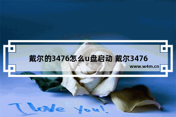 戴尔的3476怎么u盘启动 戴尔3476如何用U盘启动