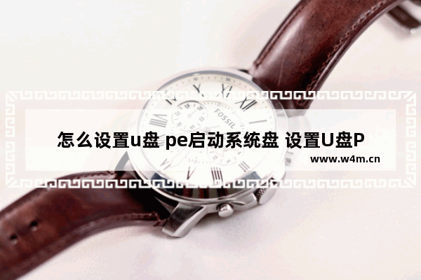 怎么设置u盘 pe启动系统盘 设置U盘PE启动盘的方法