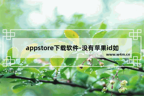 appstore下载软件-没有苹果id如何在appstore下载软件