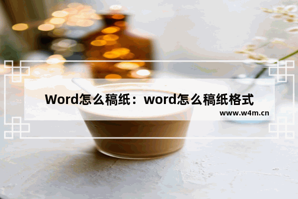 Word怎么稿纸：word怎么稿纸格式