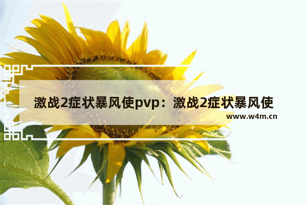 激战2症状暴风使pvp：激战2症状暴风使pvp穿什么装备