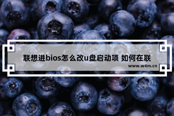 联想进bios怎么改u盘启动项 如何在联想电脑BIOS中修改U盘启动项