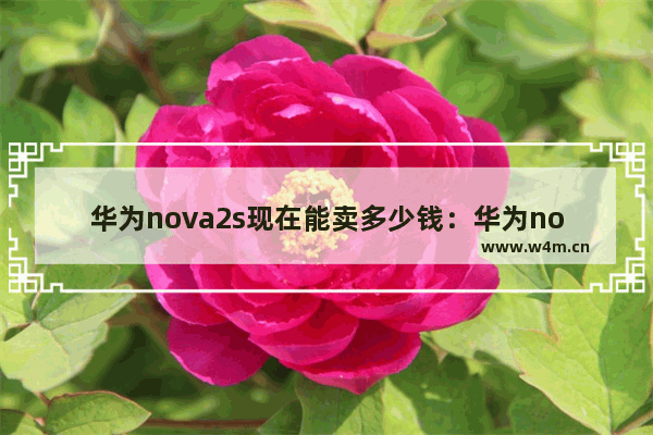 华为nova2s现在能卖多少钱：华为nova2s现在能卖多少钱能超一干吗