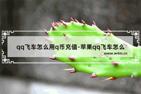 qq飞车怎么用q币充值-苹果qq飞车怎么用q币充值