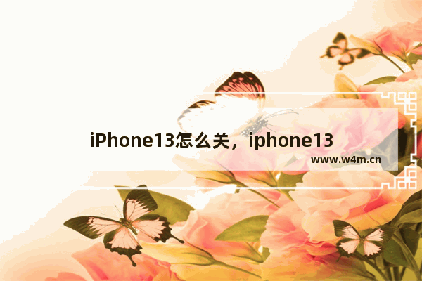 iPhone13怎么关，iphone13怎么关闭app资源库