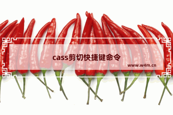 cass剪切快捷键命令