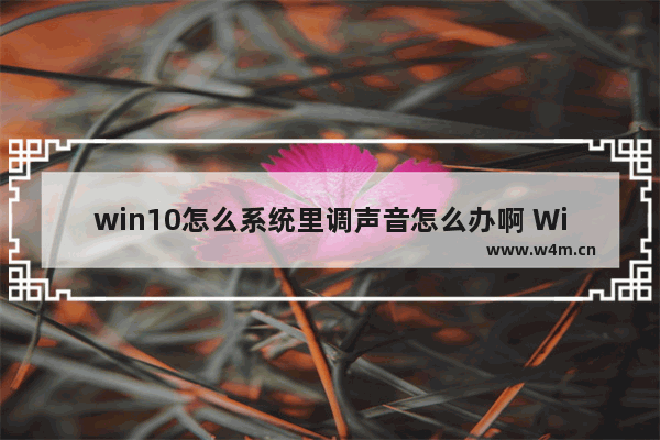 win10怎么系统里调声音怎么办啊 Windows 10如何调节系统音量