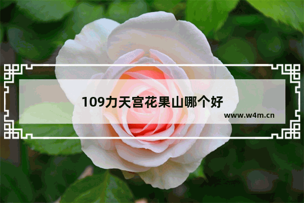 109力天宫花果山哪个好