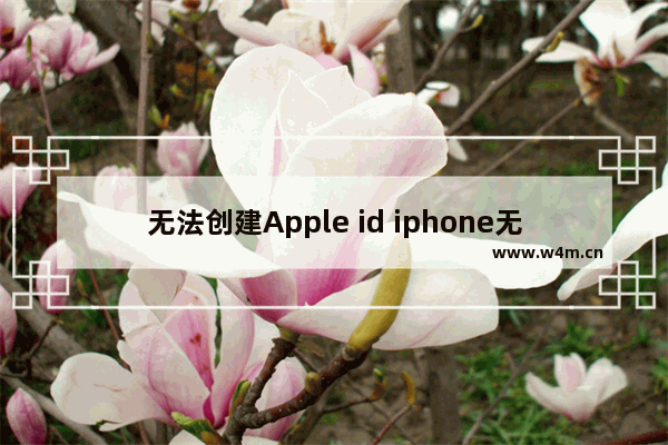 无法创建Apple id iphone无法创建apple id