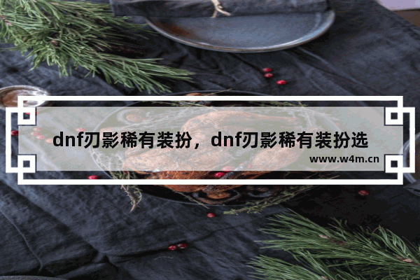 dnf刃影稀有装扮，dnf刃影稀有装扮选那套