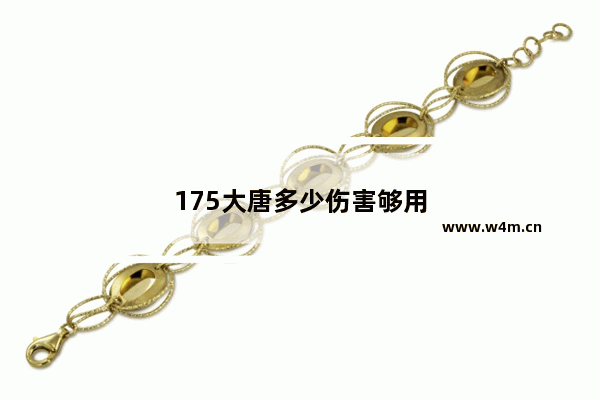 175大唐多少伤害够用