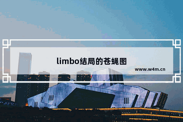 limbo结局的苍蝇图