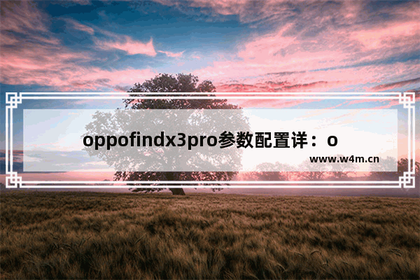 oppofindx3pro参数配置详：oppofindx3pro参数配置详情