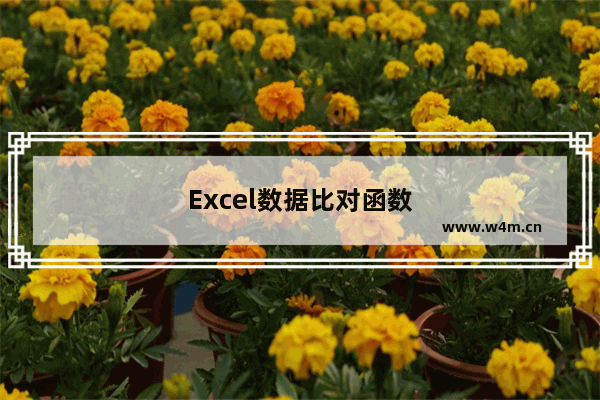 Excel数据比对函数