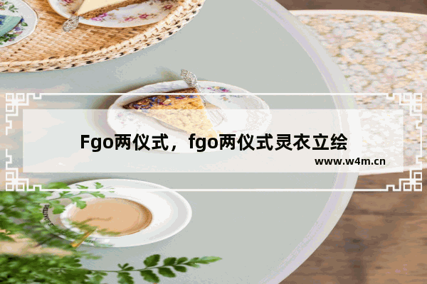 Fgo两仪式，fgo两仪式灵衣立绘