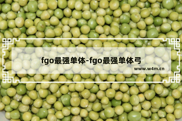 fgo最强单体-fgo最强单体弓