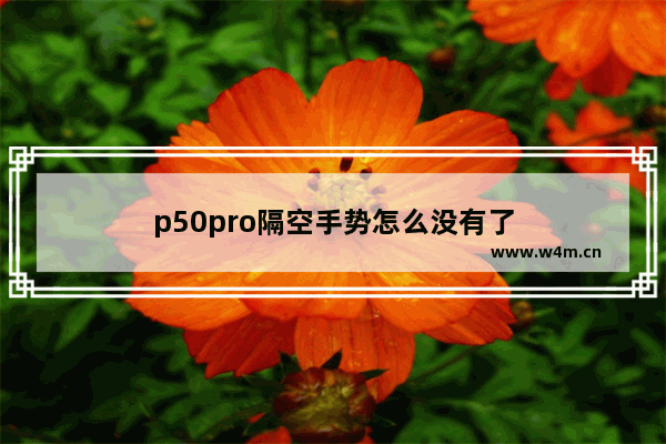 p50pro隔空手势怎么没有了