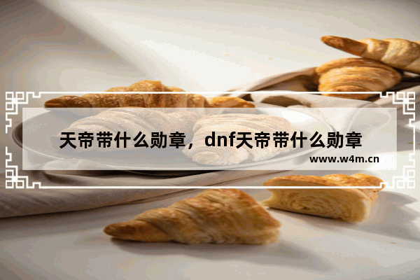 天帝带什么勋章，dnf天帝带什么勋章