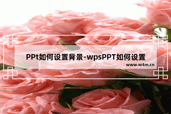 PPt如何设置背景-wpsPPT如何设置背景音乐