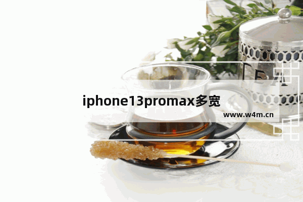 iphone13promax多宽