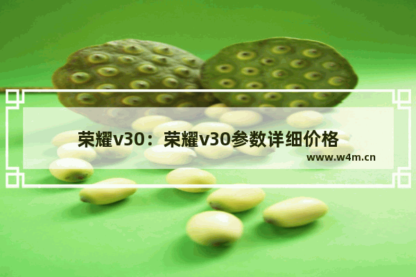 荣耀v30：荣耀v30参数详细价格