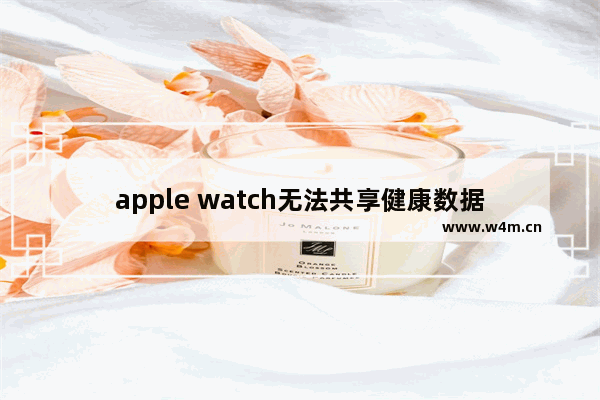 apple watch无法共享健康数据