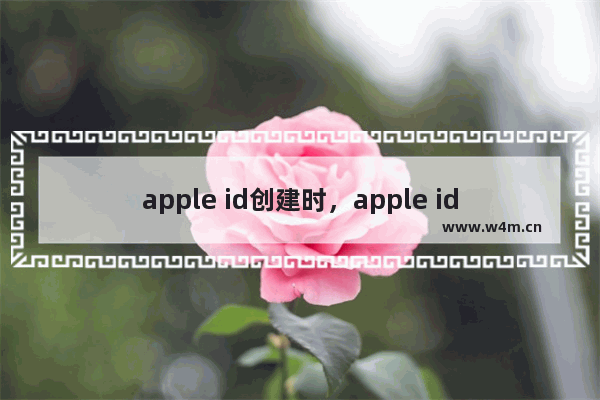 apple id创建时，apple id创建时间怎么查