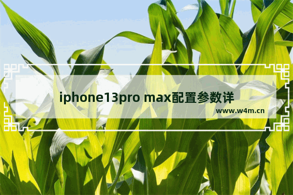 iphone13pro max配置参数详情