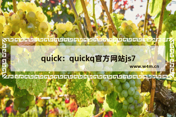 quick：quickq官方网站js7