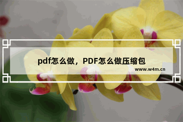 pdf怎么做，PDF怎么做压缩包