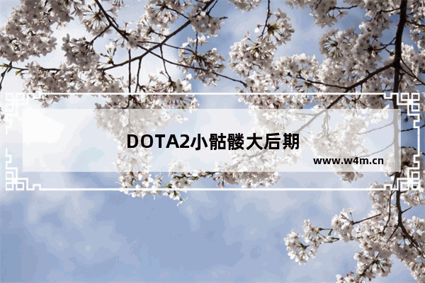 DOTA2小骷髅大后期