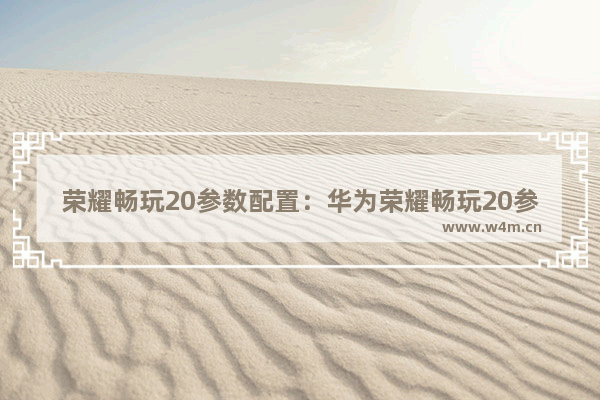 荣耀畅玩20参数配置：华为荣耀畅玩20参数配置详情