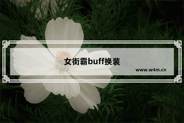 女街霸buff换装