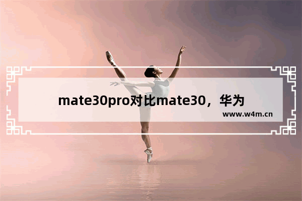 mate30pro对比mate30，华为mate30pro对比mate30Epro