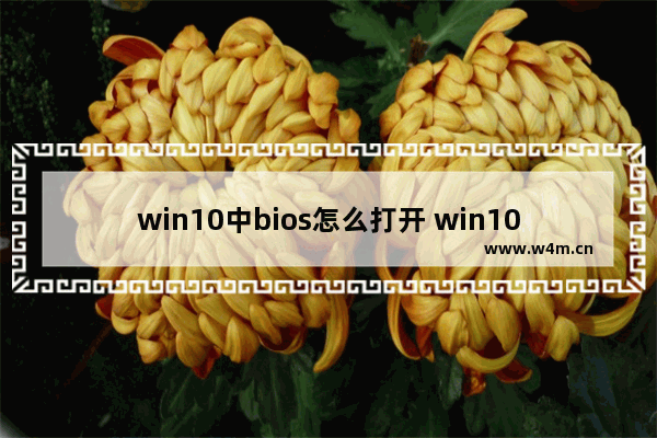 win10中bios怎么打开 win10如何进入BIOS