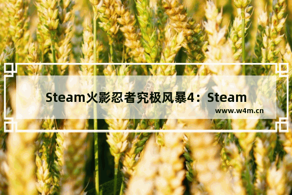 Steam火影忍者究极风暴4：Steam火影忍者究极风暴4用什么手柄