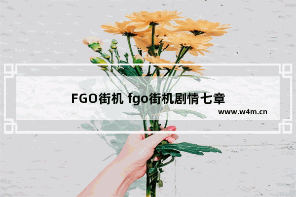 FGO街机 fgo街机剧情七章