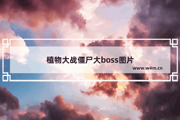 植物大战僵尸大boss图片