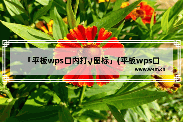 「平板wps口内打√图标」(平板wps口内打√图标复制)