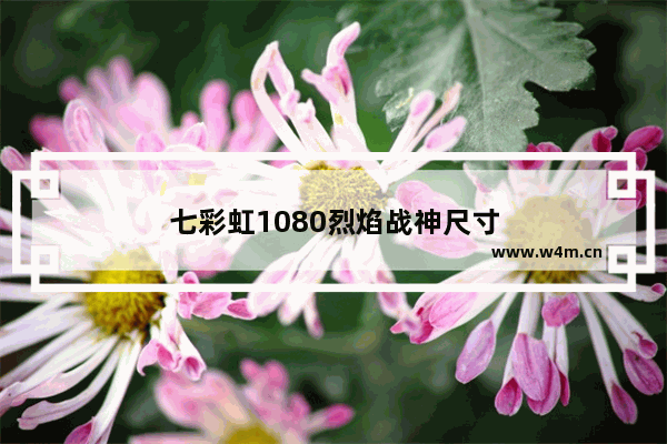 七彩虹1080烈焰战神尺寸