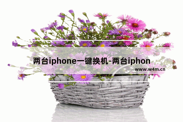 两台iphone一键换机-两台iphone一键换机是怎么传输