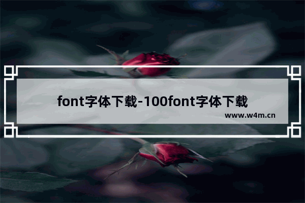 font字体下载-100font字体下载