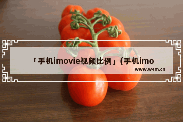 「手机imovie视频比例」(手机imovie视频比例最好)