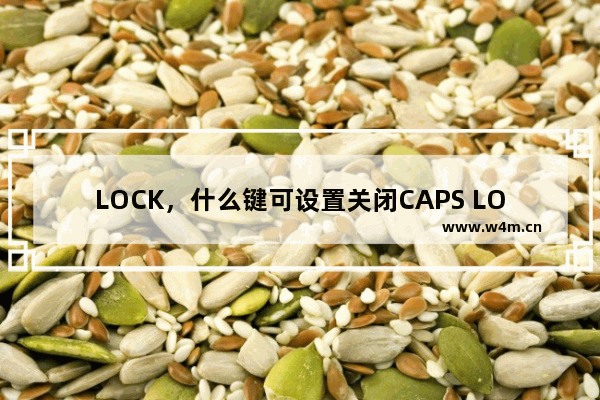 LOCK，什么键可设置关闭CAPS LOCK