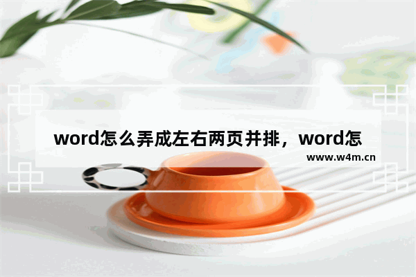 word怎么弄成左右两页并排，word怎么弄成左右两页并排字体还可以单独复制