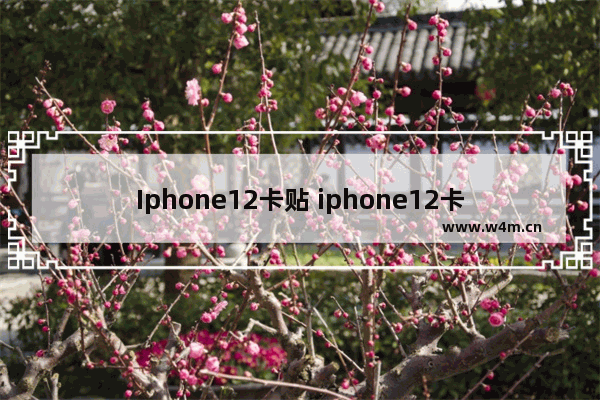 Iphone12卡贴 iphone12卡贴机真的很麻烦吗