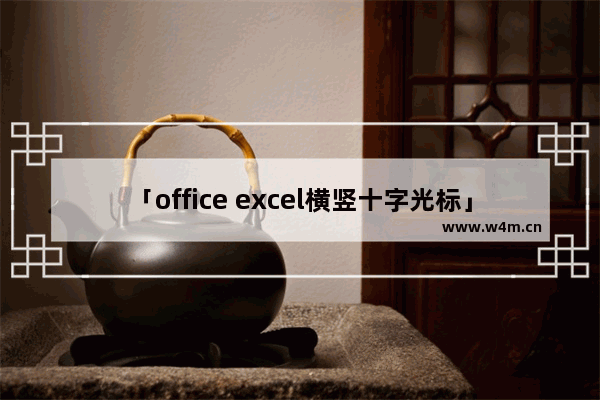 「office excel横竖十字光标」(office excel横竖十字光标2007)