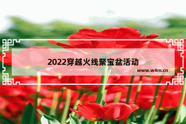 2022穿越火线聚宝盆活动