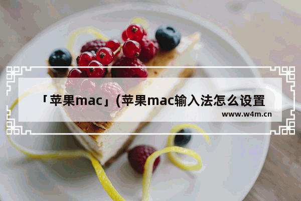 「苹果mac」(苹果mac输入法怎么设置)