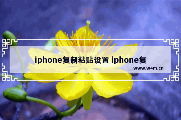 iphone复制粘贴设置 iphone复制粘贴设置不想保留原格式